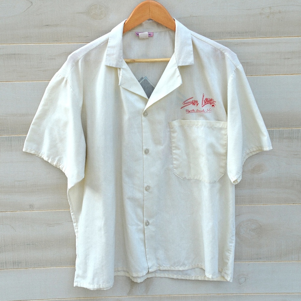 Rare Vintage Graphic Button Down Shirt XL